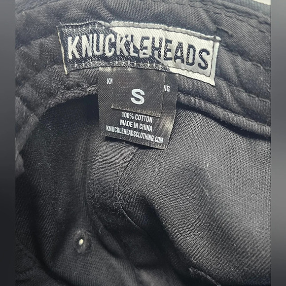 KnuckleHeads Little Threads USA BW Flag Snap Back Trucker Hat Toddler Size Small - Picture 14 of 16